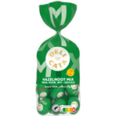 Delicata Vega Easter eggs hazelnut mix milk pure white