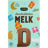 Jumbo Chocoladeletter Melk D