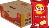Lays Naturel chips 20-pack