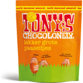 Tony's Chocolonely Easter Eggs Pouch Milk Caramel Sea Salt 178g