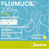 Fluimucil 200 mg lemon pastilles
