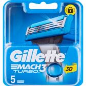 Gillette Mach 3 turbo razor blades small