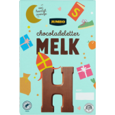 Huismerk (Gwoon of Jumbo) Chocoladeletter Melk H