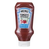 Heinz Tomaten ketchup 50% minder suikers en zout groot