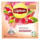 Lipton Rosehip herb tea pyramides