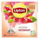 Lipton Rozenbottel kruidenthee piramides