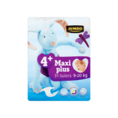 Jumbo 4+ Maxi plus 9-20 kg diapers small