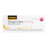 Jumbo Ibuprofen omhulde tabletten 200 mg