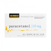 Jumbo Paracetamol zetpillen 120 mg