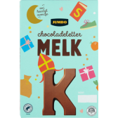 Huismerk (Gwoon of Jumbo) Chocoladeletter Melk K 