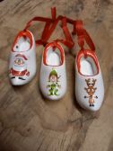 Klompenschuurtje Christmas tree white clogs