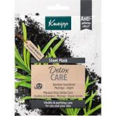 Kneipp Sheet masker detox verzorging