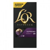 L'Or Espresso supremo coffee cups