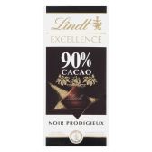 Lindt Excellence 90% dark supreme noir