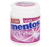 Mentos Witte bubbel fris kauwgom