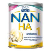 Nestle Nan hypoallergenic infant milk HA 1 baby formula (from 0 months)