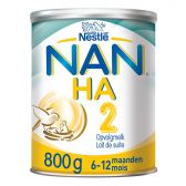 Nestle Nan Opvolgmelk HA 2 melkpoeder (vanaf 6 maanden)