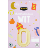 Jumbo Chocoladeletter Wit O