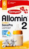 Semper Allomin sensipro follow-on milk 2 baby formula (from 6 to 12 months)