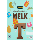Huismerk (Gwoon of Jumbo) Chocoladeletter Melk T