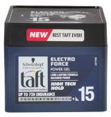 Taft Electro force high tech hold hair gel