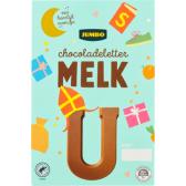 Jumbo Chocoladeletter Melk U