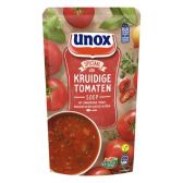 Unox Soep kruidige tomatensoep
