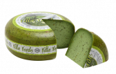 Villa Verde farmers cheese with green pesto