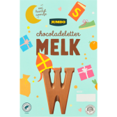 Jumbo Chocoladeletter Melk W