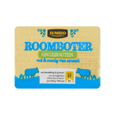 Jumbo Ongezouten roomboter (alleen beschikbaar binnen Europa)