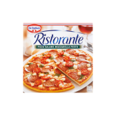 Dr. Oetker Ristorante pizza salame mozzarella pesto (alleen beschikbaar binnen Europa)