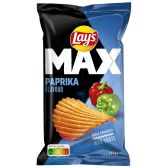 Lays Max paprika ribbel chips klein