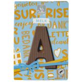 De Heer Milk Chocolate Letter