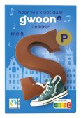 Gwoon Chocoladeletter Melk P (135 gram) 