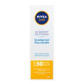 Nivea Sensitive sun face cream F 50
