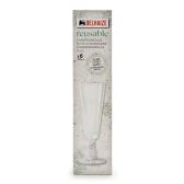Delhaize Reusable plastic champagn glass