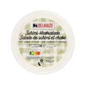 Delhaize Surimi salade met hummus en kaas (voor uw eigen risico, geen restitutie mogelijk)