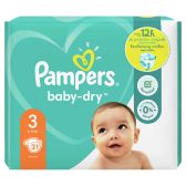 Pampers Baby dry size 3 diapers (from 6 kg to 10 kg)