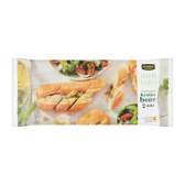 Jumbo Baguettes with herb butter (at your own risk)