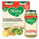 Olvarit Broccoli, turkey and potatoes 2-pack (from 12 months)