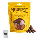 Meurisse Hazelnuts with Milk Chocolate (100 g)