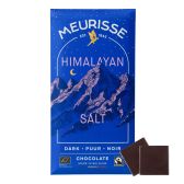 Meurisse Pure Chocolade met Roze Himalayazout Bio Fairtrade (100 g)