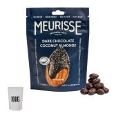 Meurisse Amandelen met Pure Chocolade en Kokos (100 g)