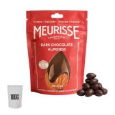 Meurisse Amandelen met Pure Chocolade (100 g)