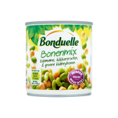 Bonduelle Bonenmix Edamame, kikkererwten & groene kidneybonen (160 gram)