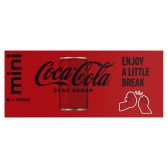 Coca-Cola Zero Sugar Mini 8-pack (8 x 150 ml)