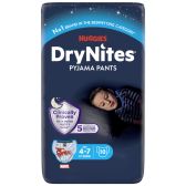 Huggies Dry nites absorberende nachtbroekjes voor jongens (vanaf 4 tot 7 jaar)