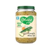 Olvarit Courgette with whitebait and rice (from 8 months)