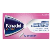Panadol Junior zetpillen 125Mg (10 stuks)