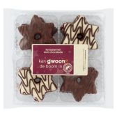 Gwoon kerststerren met chocolade 12 ST